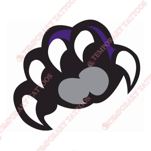 Weber State Wildcats Customize Temporary Tattoos Stickers NO.6920